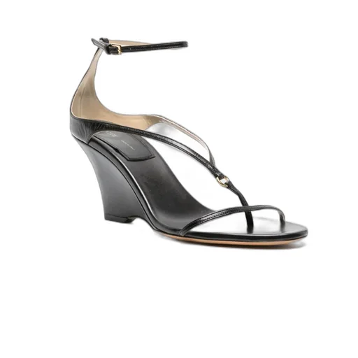 Marion Buckle-Fastened Wedge Sandals