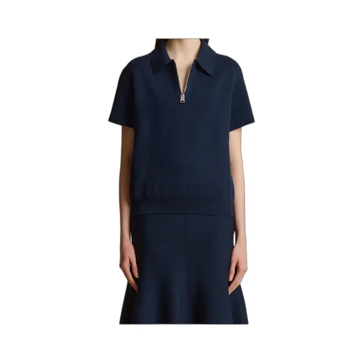 Gulliame Half-Zip Knitted Top