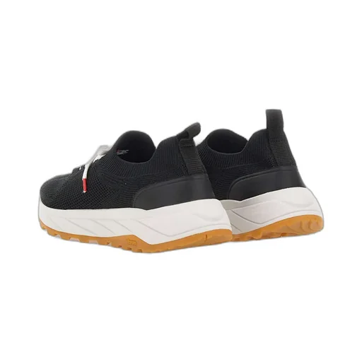 Leather-Insert Sneakers