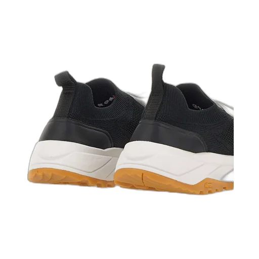 Leather-Insert Sneakers