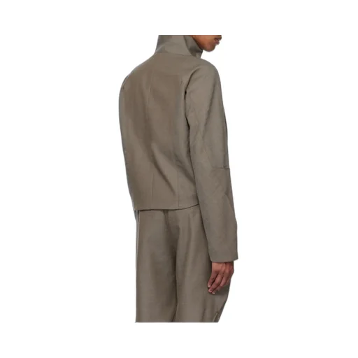 Ruched-Detailing Jacket