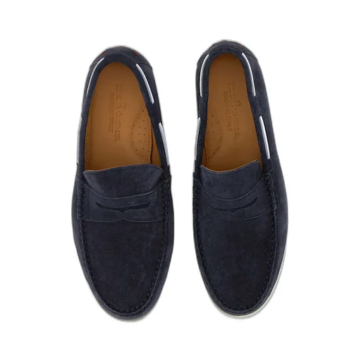Diamond Cut Vamp Loafers