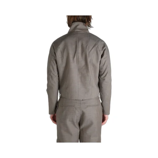 Ruched-Detailing Jacket