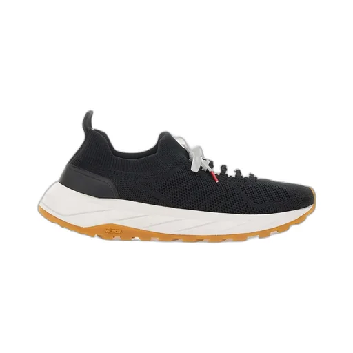 Leather-Insert Sneakers