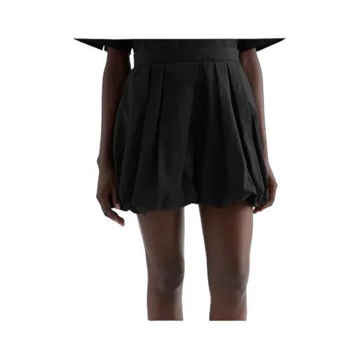 Gathered Balloon Poplin Shorts