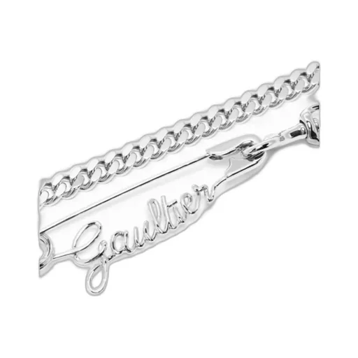 Logo-Plaque Curb-Chain Necklace