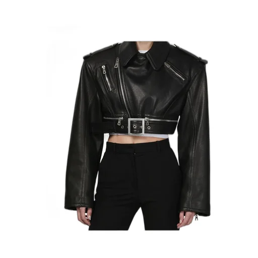 Zipper Leather Jacket