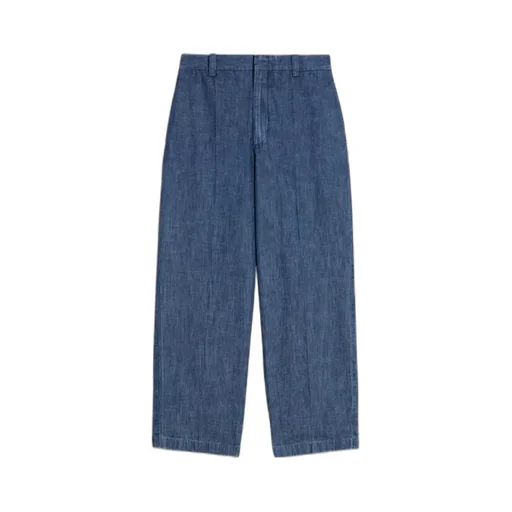 Chambray Tapered Trousers