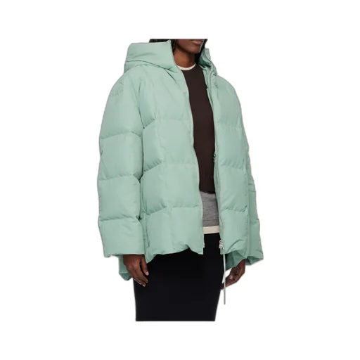 Quilted Hooded Down Jacket