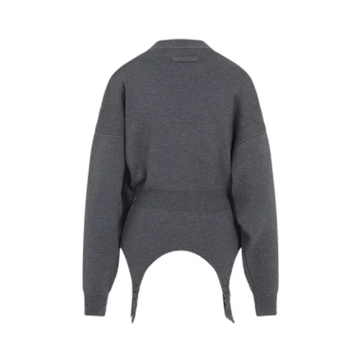 Mock-Neck Long-Sleeve Pullover