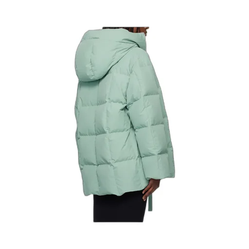 Quilted Hooded Down Jacket