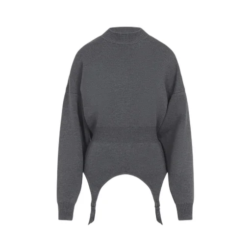 Mock-Neck Long-Sleeve Pullover