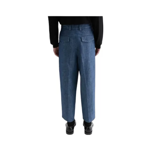 Chambray Tapered Trousers