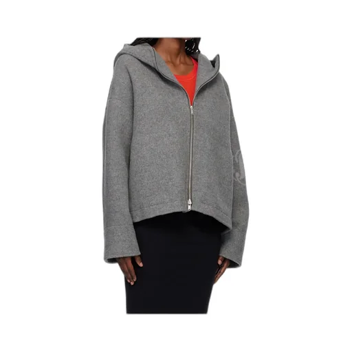 Wool Hooded Casual Jacket
