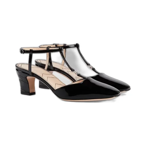 Double G Slingback Pumps