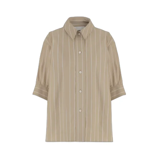Short-Sleeved Striped Shirt