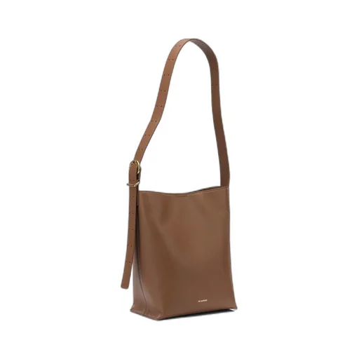 Cannolo Logo Stamped Small Shoulder Bag