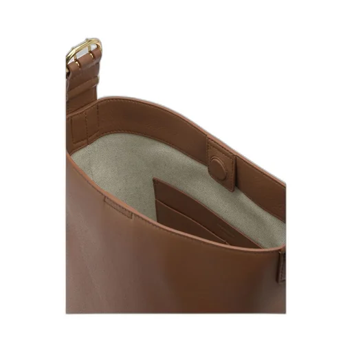 Cannolo Logo Stamped Small Shoulder Bag