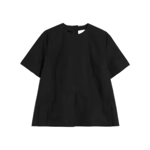 Short-Sleeved Loose Fit Top