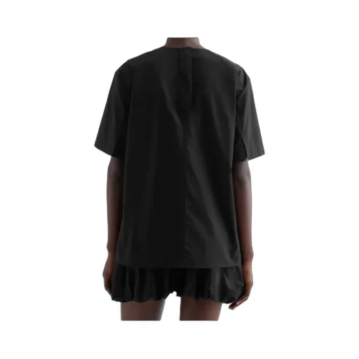 Short-Sleeved Loose Fit Top