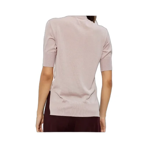 Mock-Neck Knitted Top