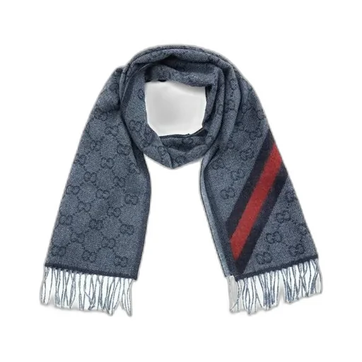 Logo Jacquard Tassel Scarf