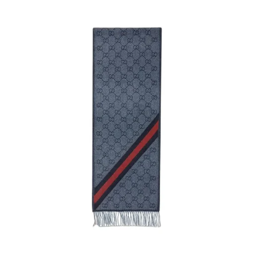 Logo Jacquard Tassel Scarf