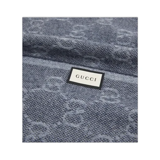 Logo Jacquard Tassel Scarf