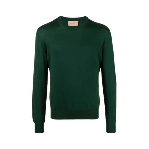 Logo Embroidered Knit Sweater