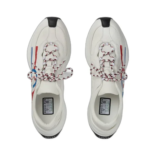 Run Side-Stripe Lace-Up Sneakers