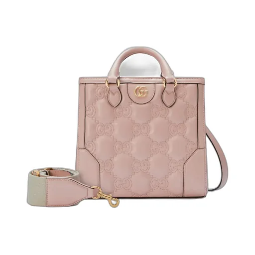 Gg Logo-Embossed Mini Tote Bag
