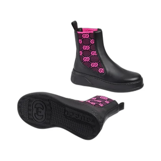 Gg Supreme Panelled Chelsea Boots