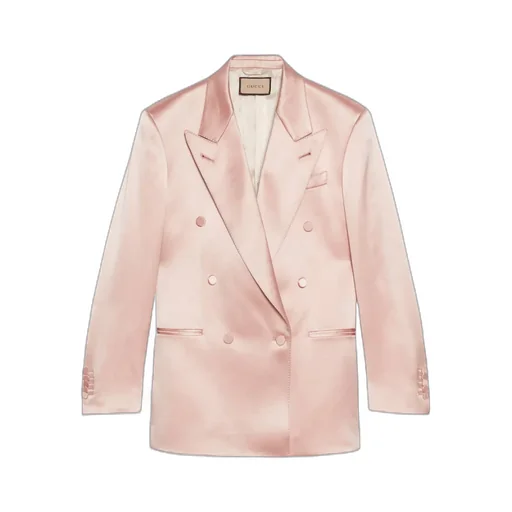 Double Breasted Buttoned Blazer