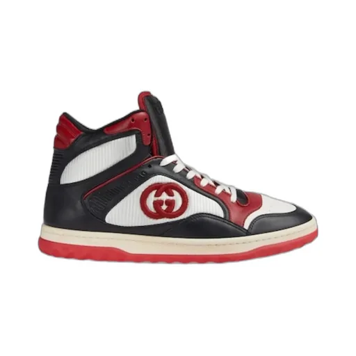Panelled High-Top Sneakers