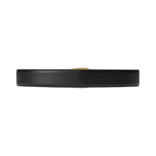 G-Buckle Leather Belt