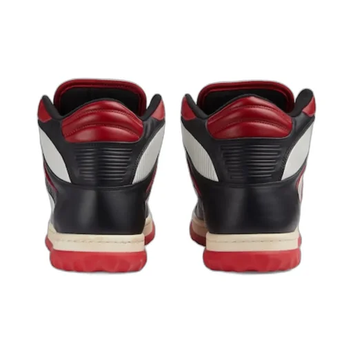Panelled High-Top Sneakers
