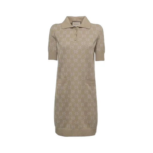 Gg-Jacquard Polo Dress