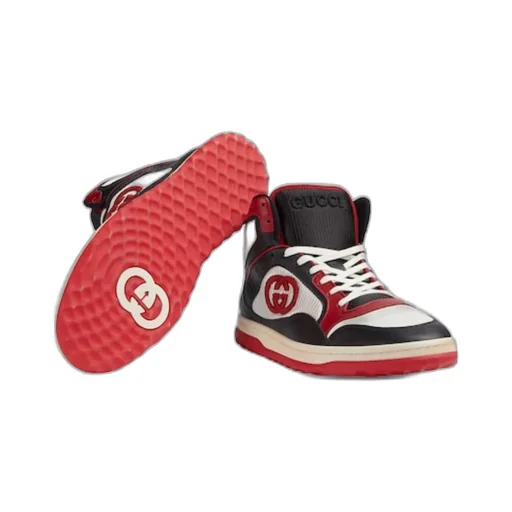 Panelled High-Top Sneakers