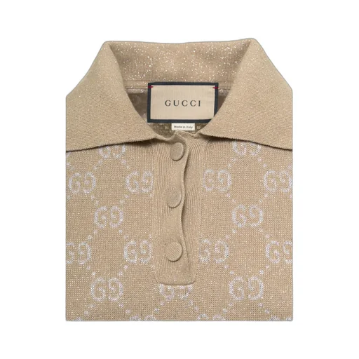 Gg-Jacquard Polo Dress