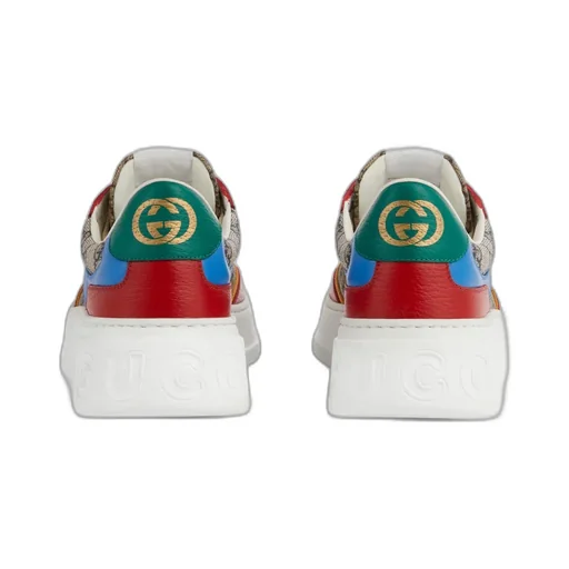 Gg Panelled Lace-Up Sneakers