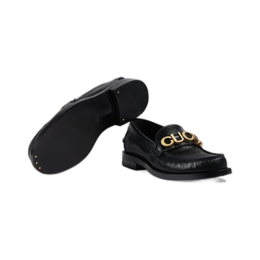 Logo Plaque Slip-On Loafers