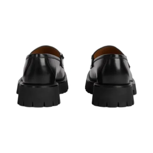 Gg Chained Embellished Platform Loafers