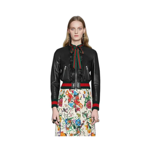 Knot Leather Jacket
