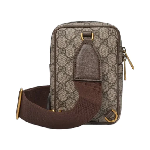 Ophidia Gg Web Striped Belt Bag