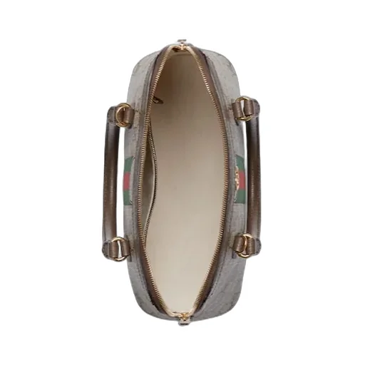 Ophidia Gg Logo Medium Top Handle Bag