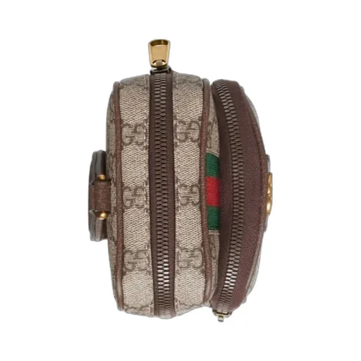 Ophidia Gg Web Striped Belt Bag