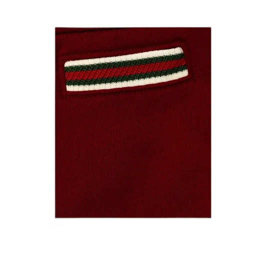 Elasticated Waistband Web-Stripe Mini Skirt