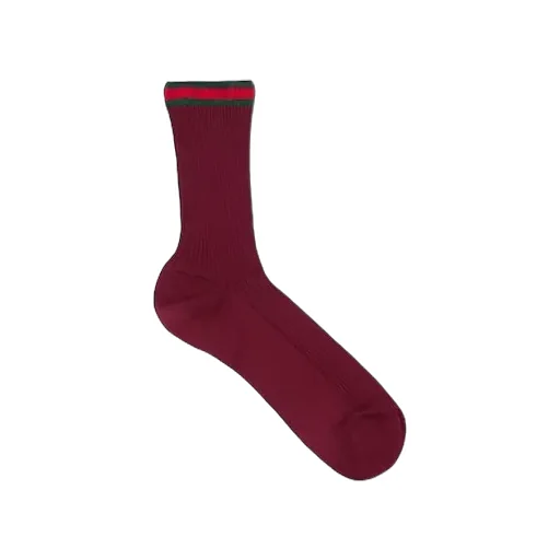 Web Detailed Ribbed Socks