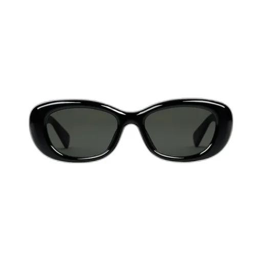 Oval-Frame Sunglasses