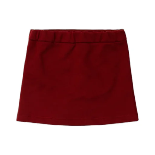 Elasticated Waistband Web-Stripe Mini Skirt